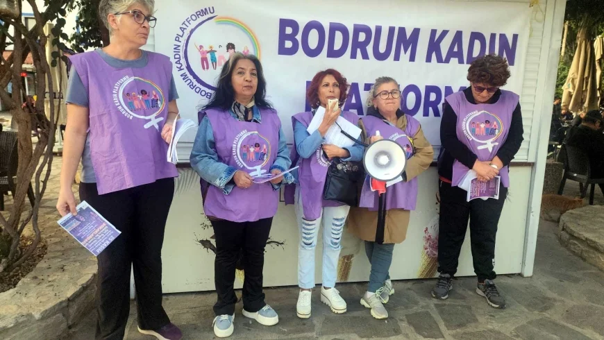 Bodrum Kadın Platformu’ndan yarına çağrı “Bu sokaklar bizim bu mücadele bizim, bekliyoruz”