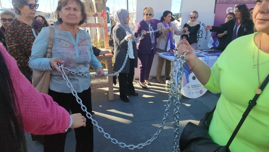 Bodrumlu kadınlar zincirlerini kırdı