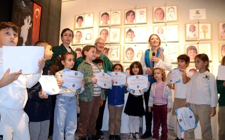Bodrumlu Çocuklar “Hayalimdeki Ben”i çizdiler sergi açtılar