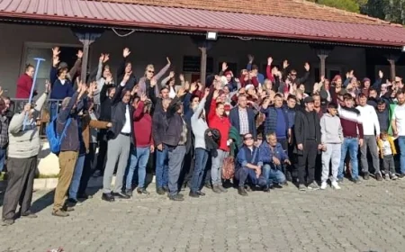 Ula’da köyün yanında  açılmak istenen taşocağına sert tepki