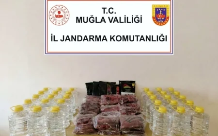 Bir ton sahte- kaçak içki ele geçirildi