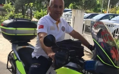 112 acil sağlık görevlisi motosiklet kazasında yaşamını yitirdi