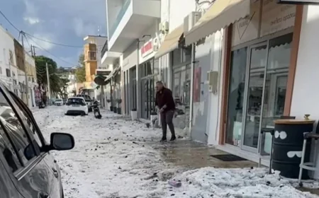 Ege’deki turistik adada 70 yıldır böylesi görülmedi