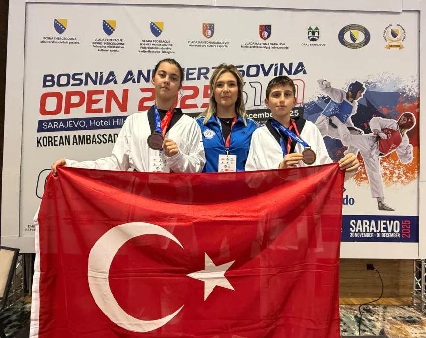 Muğlalı Taekwondoculardan Saraybosna’da büyük başarı