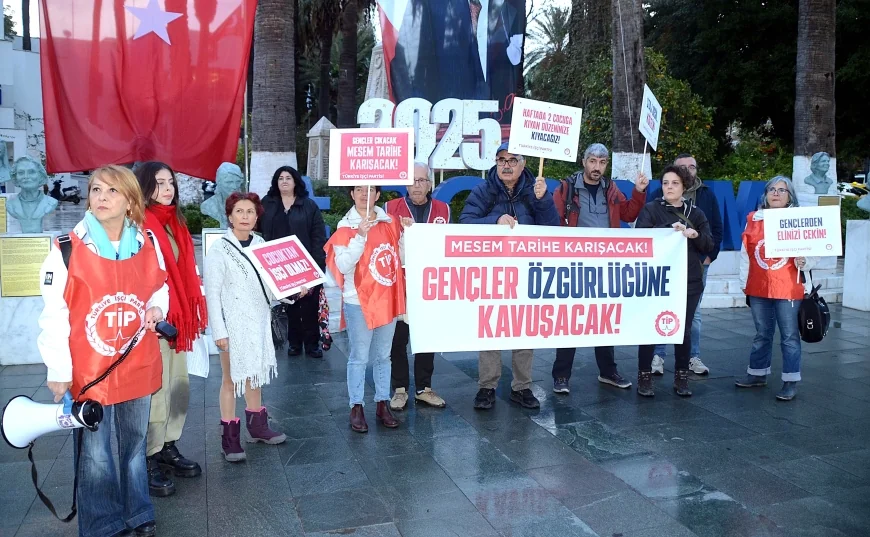 Bodrum’da TİP’lilerden işçi  çocuk ölümlerine ve gençlerin tutuklanmasına  tepki