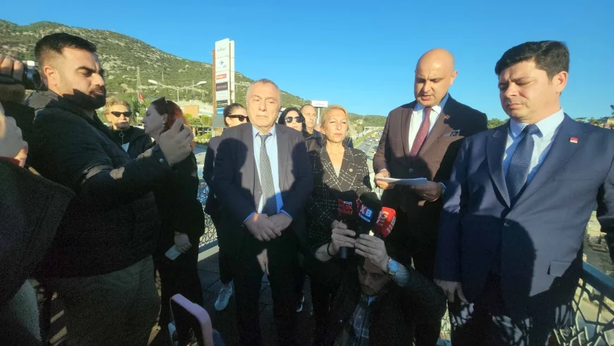 CHP’den Bodrum’da köprü üstünde kavşak ve trafik eylemi