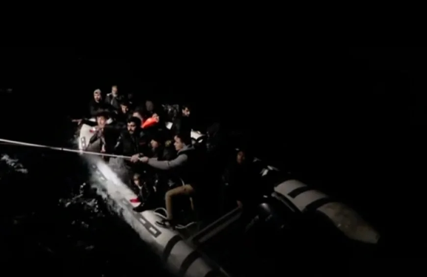 Muğla açıklarında sürüklenen 29 göçmen kurtarıldı