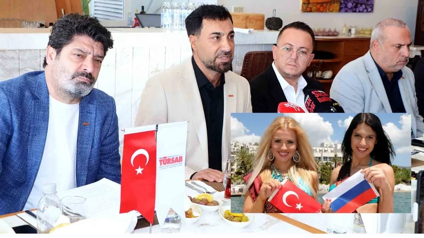 TÜRSAB BAŞKANI KANTARMIŞ AÇIKLADI: RUS TURİSTTE  YÜZDE 700 ARTIŞ VAR