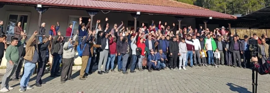 Ula’da köyün yanında  açılmak istenen taşocağına sert tepki