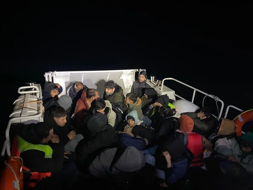 Bodrum açıklarında göçmen operasyonu