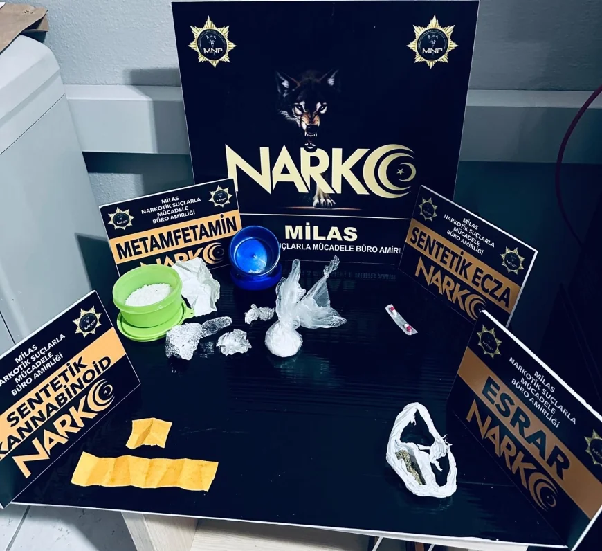 Muğla ili ve ilçelerinde yılbaşı uyuşturucu operasyonu, 6 Tutuklama