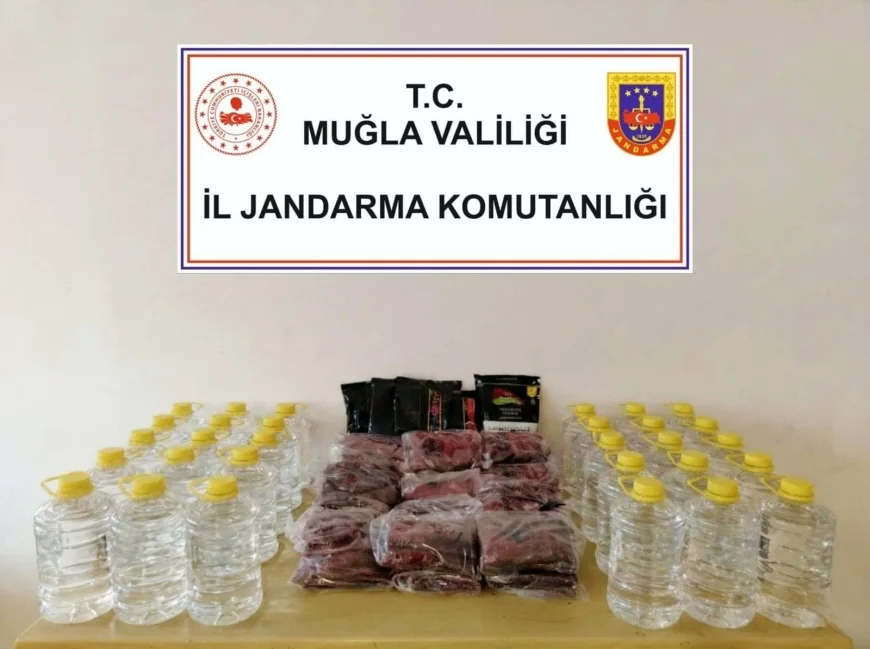 Bir ton sahte- kaçak içki ele geçirildi