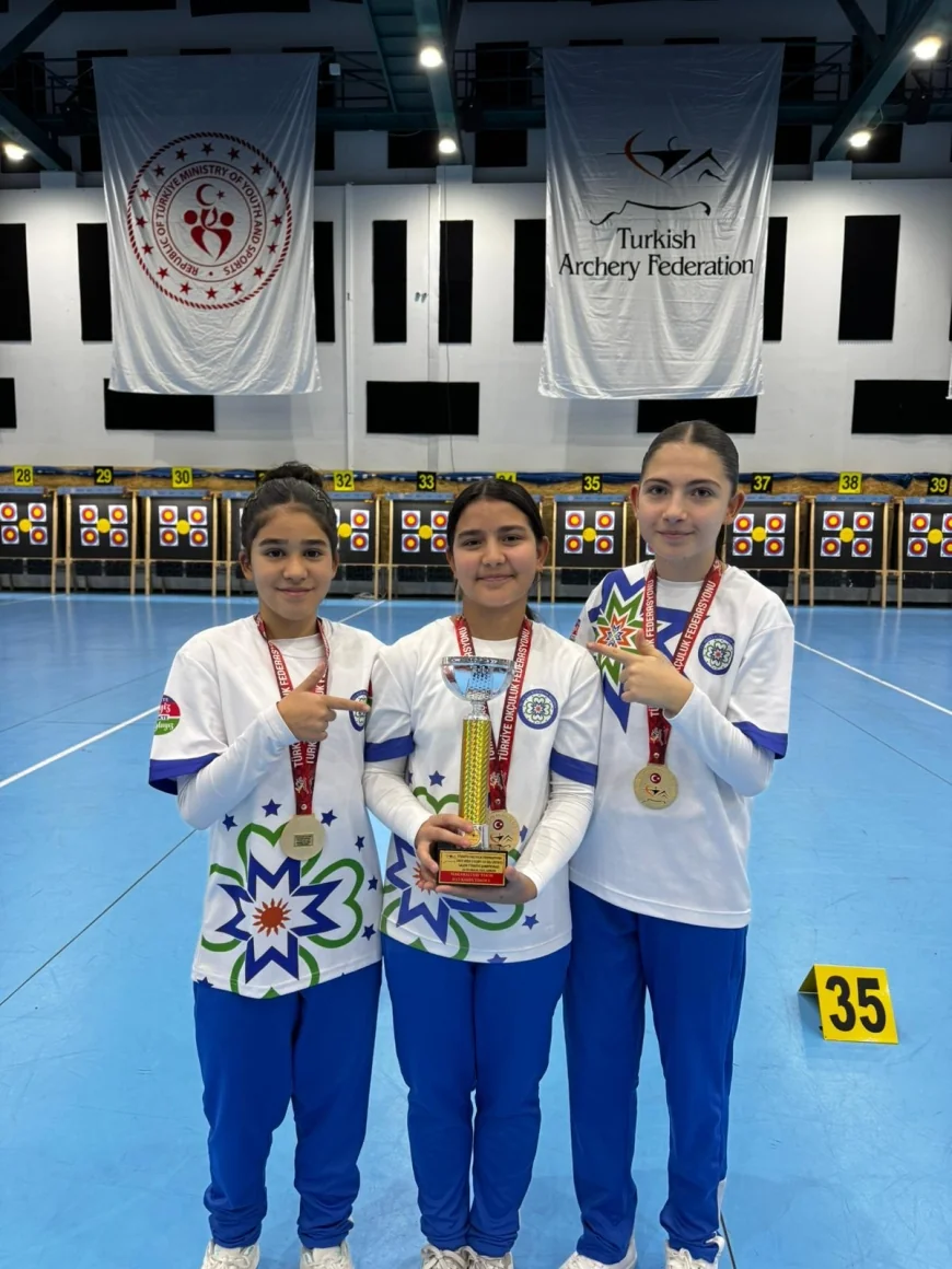 Okçu kızlar Türkiye şampiyonu oldu