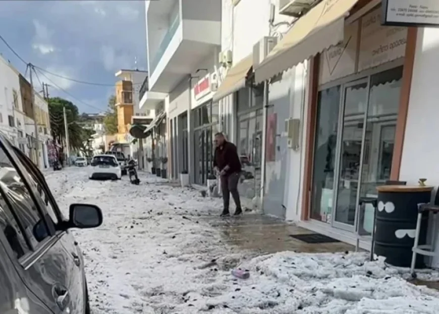 Ege’deki turistik adada 70 yıldır böylesi görülmedi