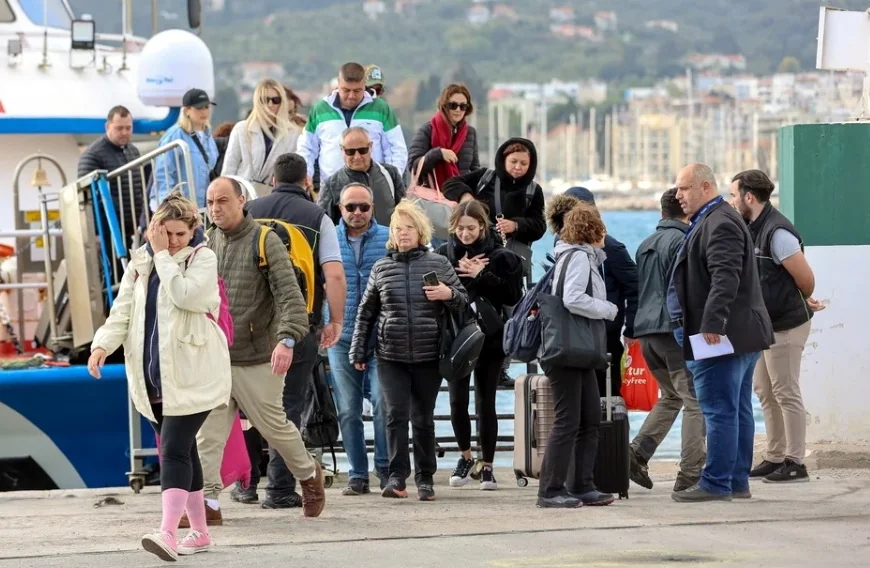 Yılbaşı için Yunan adalarına akın ettiler