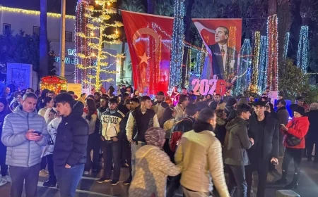 Bodrum yeni yıla böyle girdi