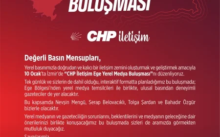 CHP Yerel Medya Buluşması Düzenliyor
