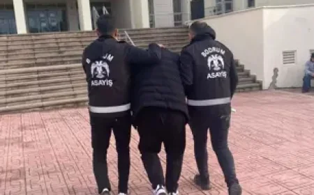 Bodrum’da 24 Yıl Hapis Cezası Olan Firari Operasyonla Yakalandı