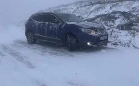 Muğla Göktepe Zirvesinde Araçlar Mahsur Kaldı