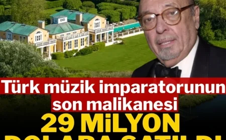 Ahmet Ertegün’ün evi  29 milyon dolara satıldı