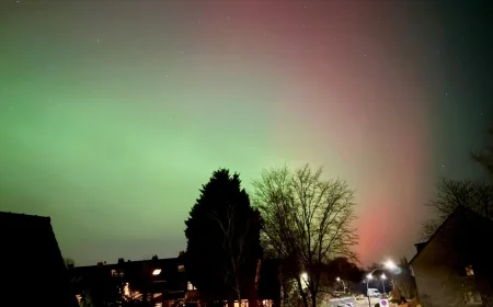 Almanya’daki Bodrumlular Kuzey ışıkları şölenini çekti