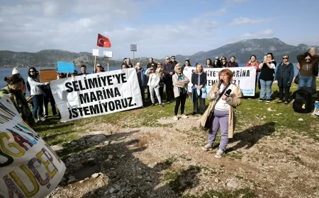  ÇED raporu alınan marina inşaatına sert tepki "Koyumuzda marina istemiyoruz"