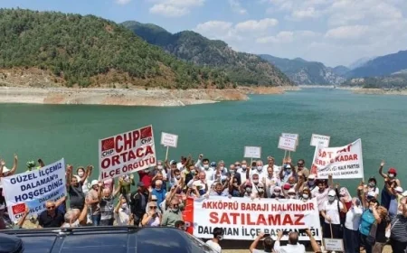 Muğlalıların suyu Aydın’a var , Bodrum ve Milas’a yok…