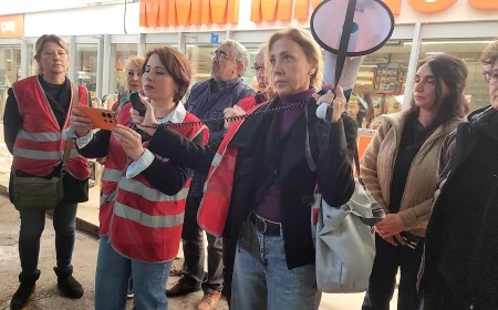 TİP’ den 7 bin depo işçisine Bodrum’dan destek eylemi