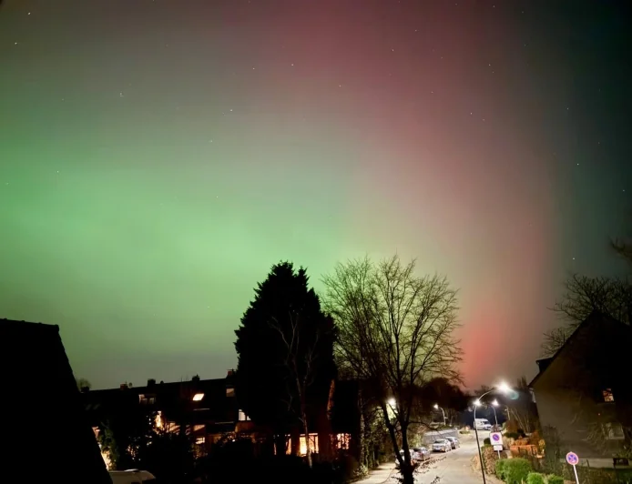 Almanya’daki Bodrumlular Kuzey ışıkları şölenini çekti
