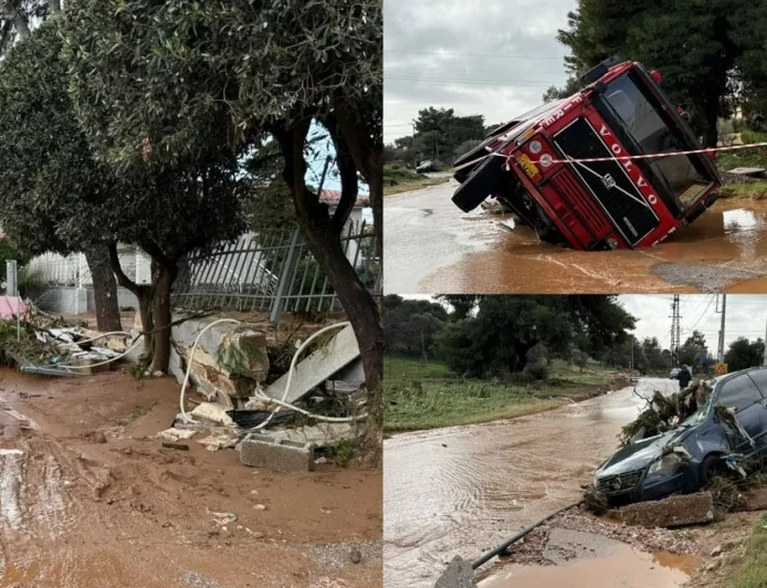 Yunanistan’ı fırtına ve sağanak vurdu 2 kişi yaşamını yitirdi