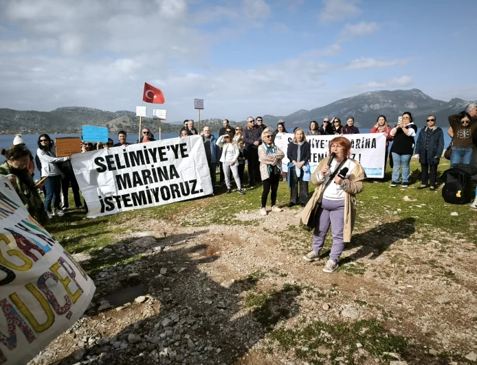  ÇED raporu alınan marina inşaatına sert tepki "Koyumuzda marina istemiyoruz"