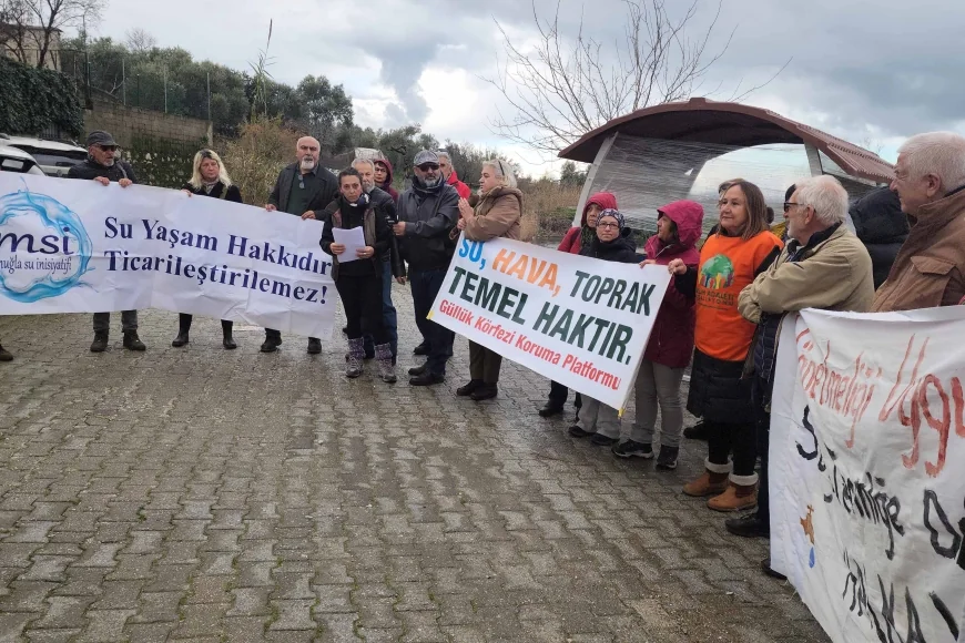 MUSKİ VE MUĞLA BÜYÜKŞEHİR BELEDİYESİNE BÜYÜK TEPKİ “Doğal kaynakları kullanın, ekolojik dengeyi bozmayın”