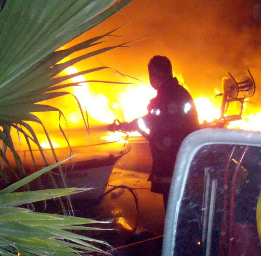 Tersanede Yangın Paniği