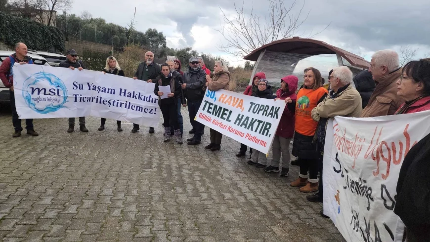 MUSKİ VE MUĞLA BÜYÜKŞEHİR BELEDİYESİNE BÜYÜK TEPKİ “Doğal kaynakları kullanın, ekolojik dengeyi bozmayın”