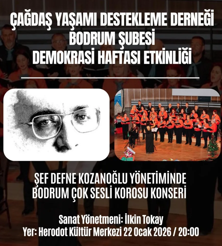 Demokrasi Haftası’nda Yitirilen Aydınlar Bodrum’da Anılacak