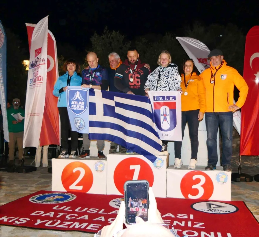 Datça Yüzme Maratonu’nda kazananlar belli oldu