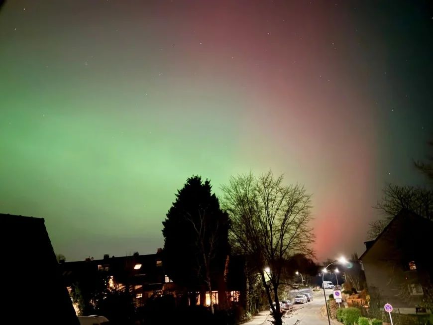Almanya’daki Bodrumlular Kuzey ışıkları şölenini çekti