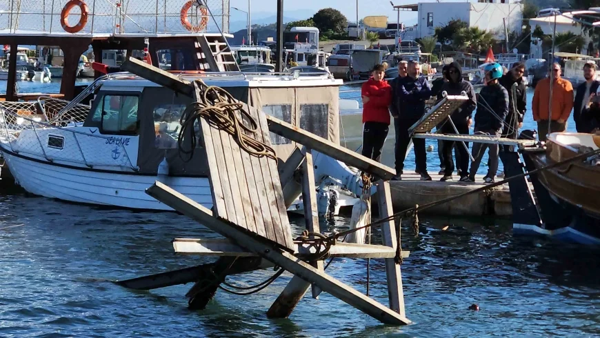 Türkbükü’ne kaçak liman ve iskeleler yapmışlar, YIKILDI (Videolu Haber)