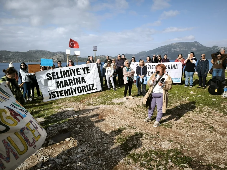  ÇED raporu alınan marina inşaatına sert tepki "Koyumuzda marina istemiyoruz"