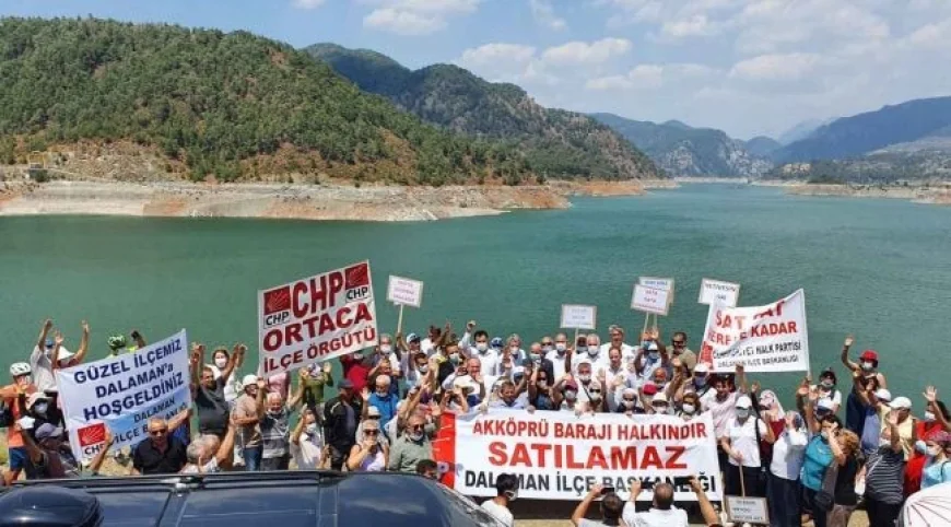 Muğlalıların suyu Aydın’a var , Bodrum ve Milas’a yok…