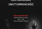 6 Şubat Depremi’nin Yıldönümünde Bodrum’da Anma ve Basın Açıklaması