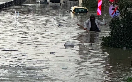 Turistik ilçeler sular altında
