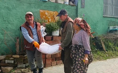Durdu Duran sezonun ilk gelen leyleğini gördü 1 çuval unu kaptı