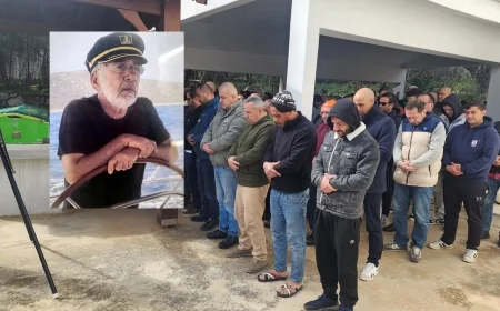 Torbanın Fethi kaptanı son yolculuğuna uğurlandı