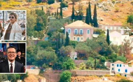   Brat Pitt’e çekimler için geldiği adada lüks villa ayrıldı