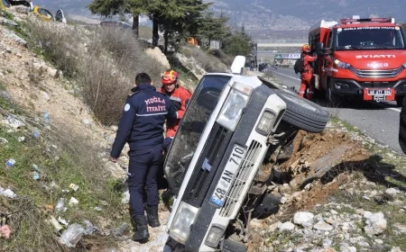Menteşe Kötekli’de Araç Şarampole Yuvarlandı: 1 Kişi Yaralı