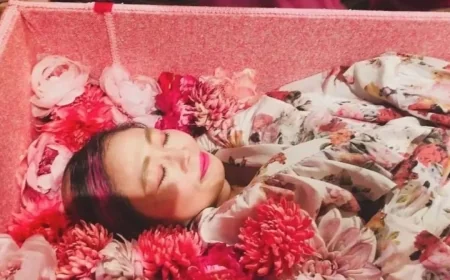 Binlerce kişi bu akıma kapıldı. TABUTTA  30 DAKİKA “Tabutta meditasyon”