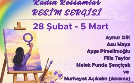 Bodrumlu Kadın Ressamlardan 8 Mart Çıkartması: "Kadın" Sergisi Kapılarını Açıyor