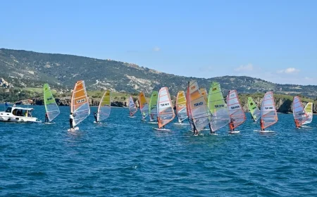 TECHNO 293 VALİLİK KUPASI YELKEN YARIŞLARI FOÇADA BAŞLADI