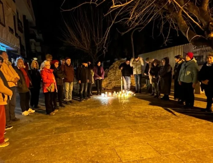 Saat 04.17’de Datça’da yaşam durdu, herkes heykel oldu, dondu